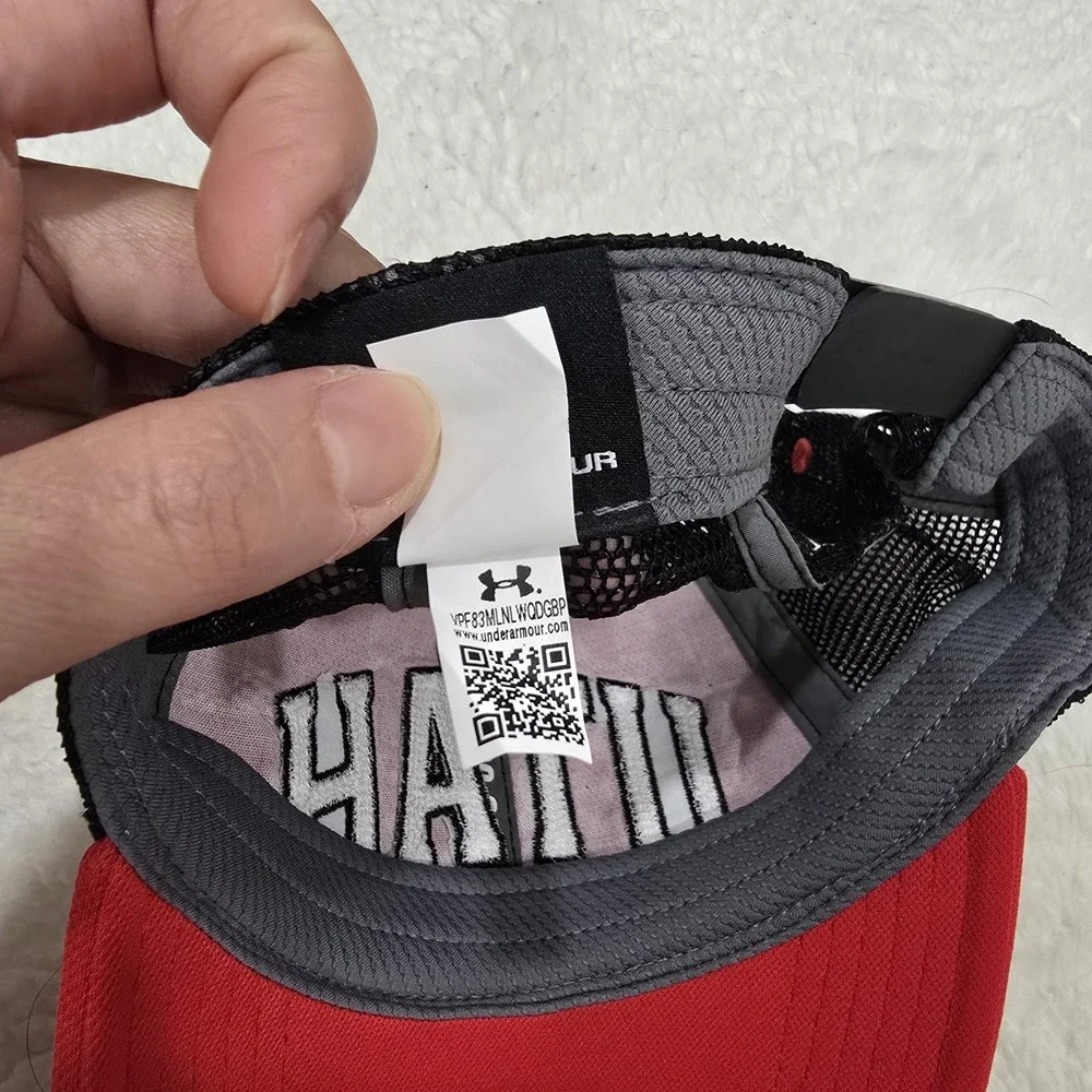 Under Armour Utah Utes Trucker Hat‎ Snapback Cap Red Black Iso-Chill OSFA NCAA